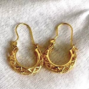 18k Gold Plating Over Solid Sterling Silver 925